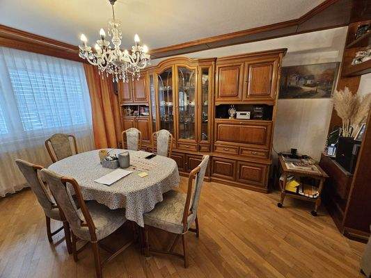 Essbereich im Wohnzimmer OG