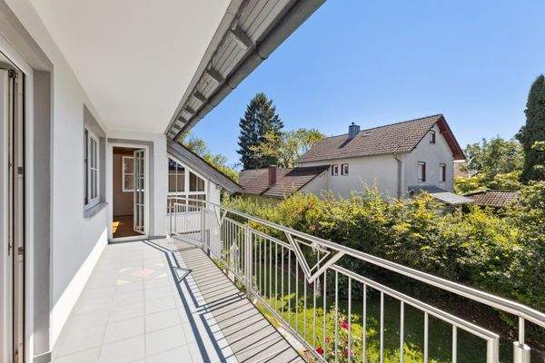 Balkon große Wohnung 