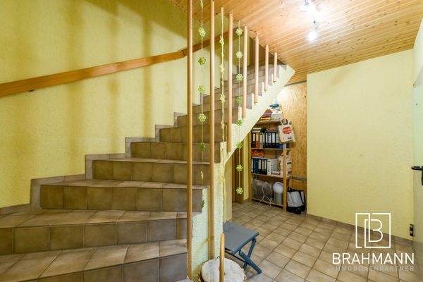 Kellerabgang erreichbar von der EG Wohnung