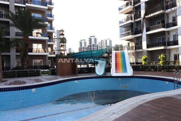 Stylish Real Estate in Complex with Aquapark in Mersin Tece