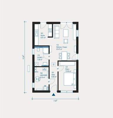 Grundriss als Beispiel