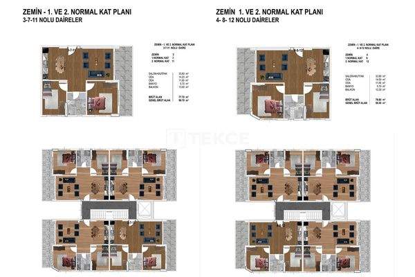 Apartments with Balcony in a Boutique Project in Yalova