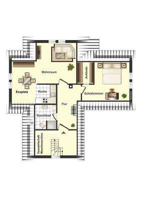 Grundriss OG Einliegerwohnung 