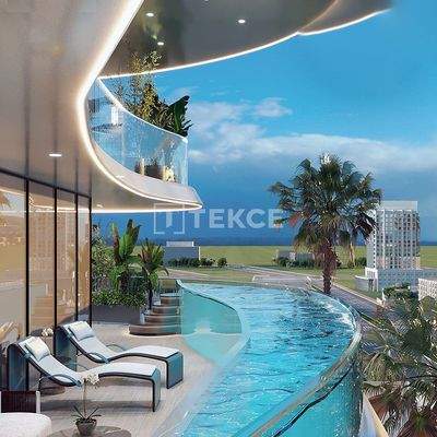 Luxury Apartments with Pools in Jumeirah Village Triangle in Dubai