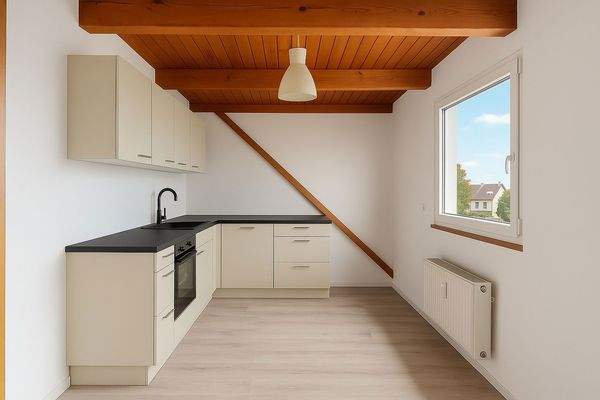 Küche mit EBK (visualisiert)