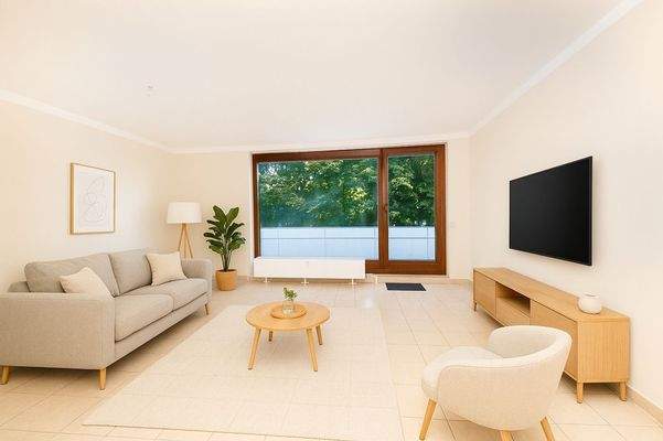 Möblierungsbeispiel Wohnzimmer