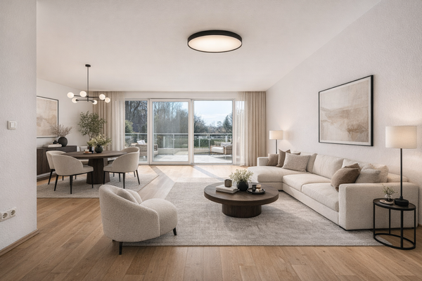 Gestaltungsvorschlag Wohn-/Essbereich