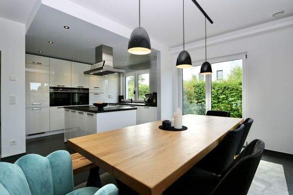 Der Ess- und Küchenbereich