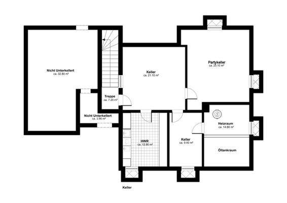 Grundriss Keller
