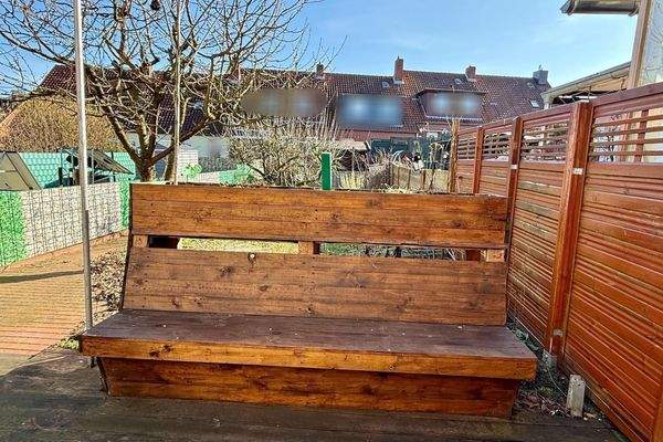 Blick von der Terrasse.