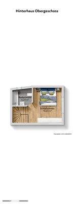 Grundriss Hinterhaus Obergeschoss