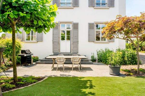 Frühstück im Garten