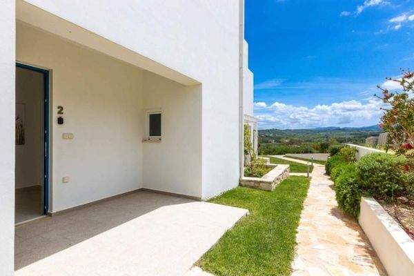 Kreta, Asprouliani: Schönes Haus in toller Anlage mit Meerblick zu verkaufen