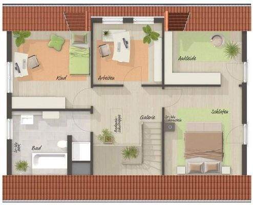 Grundriss DG Variante