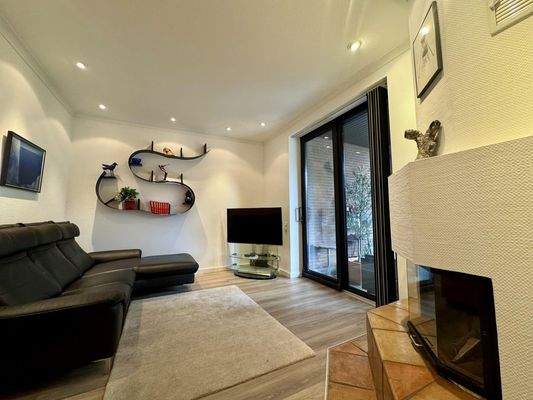 Blick in das Kaminzimmer