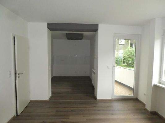 Blick in die offene Küche