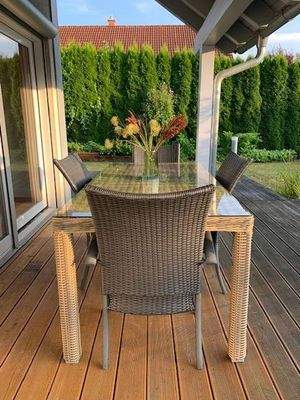 Überdachte Terrasse