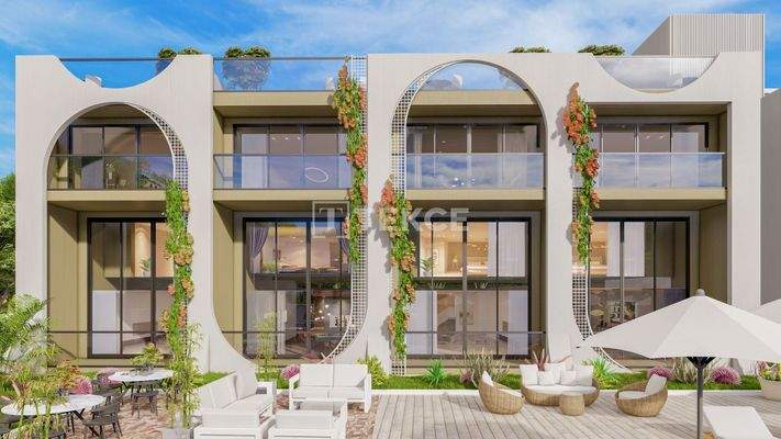 Stylish Apartments in a Lush Complex in North Cyprus Girne