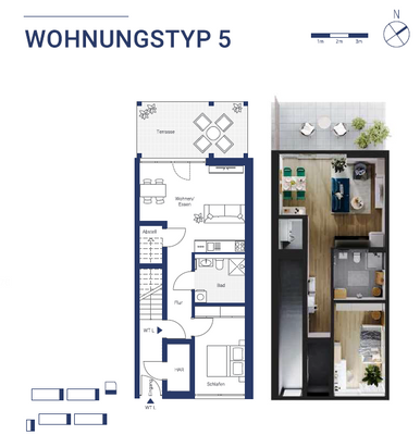 Grundriss Wohnungstyp 5