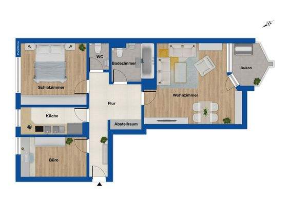 Grundriss 2.Obergeschoss