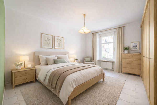 Schlafzimmer mit KI optimiert