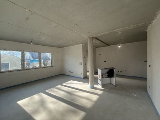 Wohnen, Essen und Küche ca. 37 m²