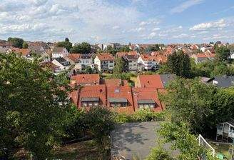 Blick aus Wintergarten