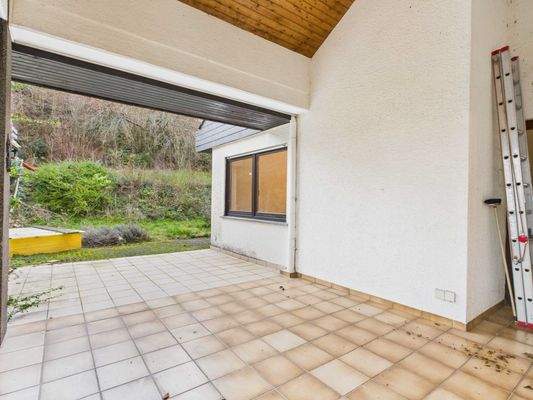 Terrasse im Obergeschoss