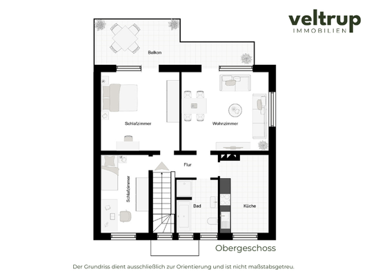 Grundriss Obergeschoss