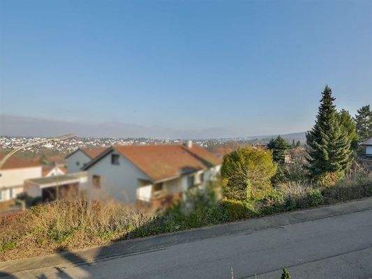 Ausblick über Pforzheim