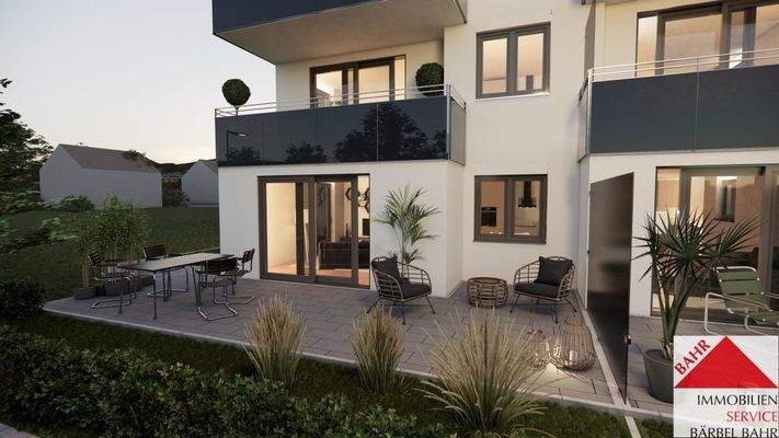 Projektierte Ansicht WE 1