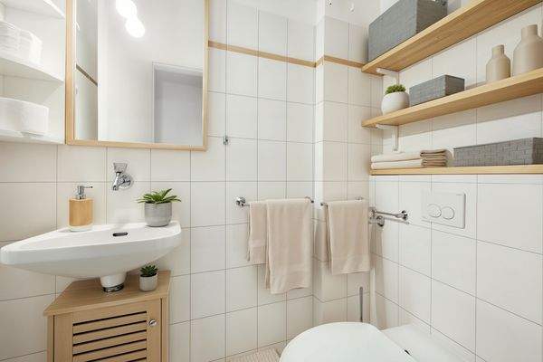 separates WC - (KI generiert)