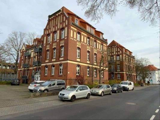 Straßenansicht Mackenrodtstraße 4 A und 4 B