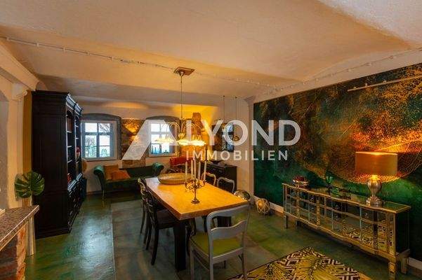 Erdgeschoss im Scheunenbereich