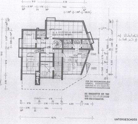 Grundriss Untergeschoss