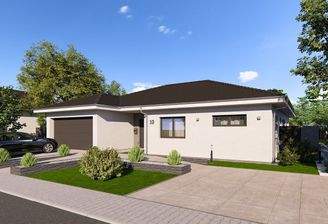 Moderne Einfamilienhaus-Architektur