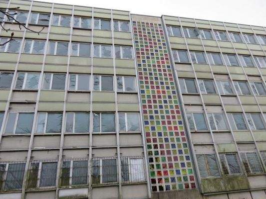 Rückseite des Gebäudes