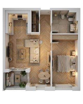 Nexus - 3D-Grundriss