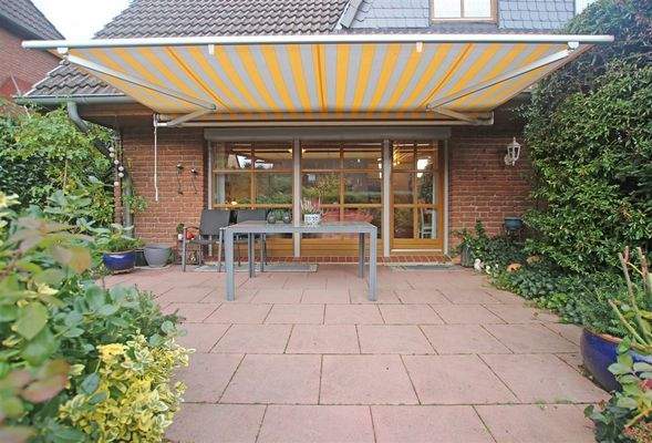 Blick auf die Terrasse