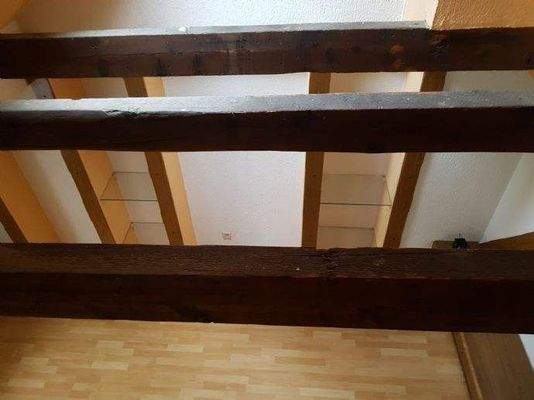 Blick von Oben zum Wohnbereich