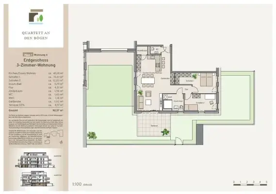 Haus 1 - Wohnung 4 - Kaufpreis 439.900 €