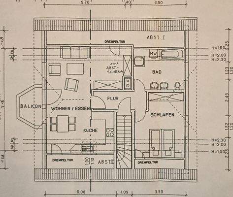 Grundriß Dachgeschoß