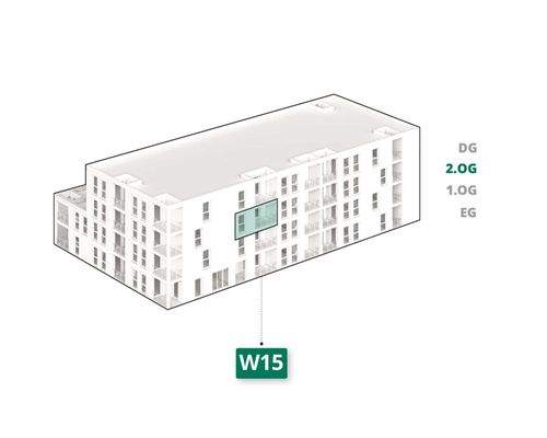 Wohnung Nr. 15 im 2.OG