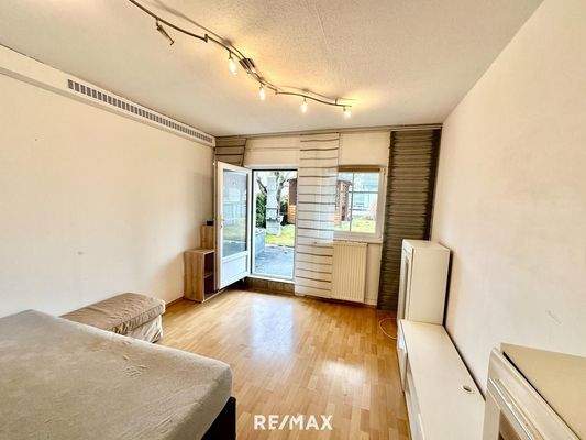 Zimmer mit Terassenzugang