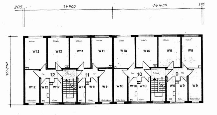 Grundriss WE 10