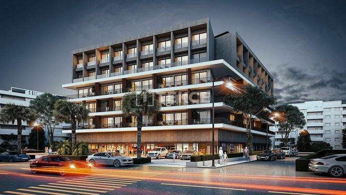 Flats in a Complex with a Pool Near the Metro in Çiğli İzmir