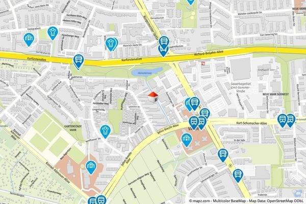 Geolyzer Kartenausschnitt