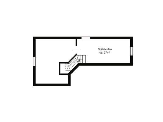 Grundriss Spitzboden