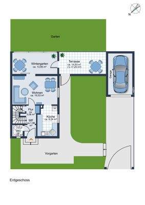 Grundriss Erdgeschoss