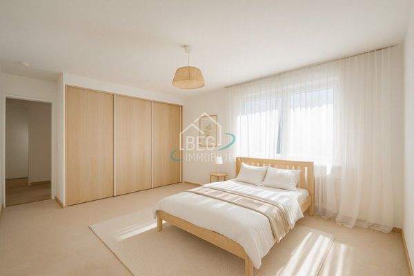 virtuelles Staiging Schlafzimmer